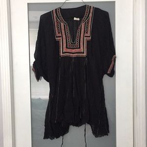 Free People Embroidered Tunic